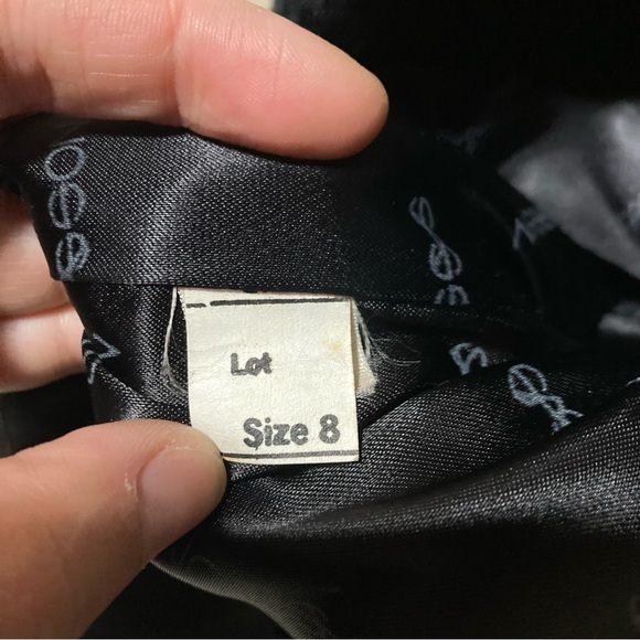 Vintage 80’s SASSON Borgazia Union Made Women’s Faux Fur Black Coat Size 8 - Picture 7 of 9